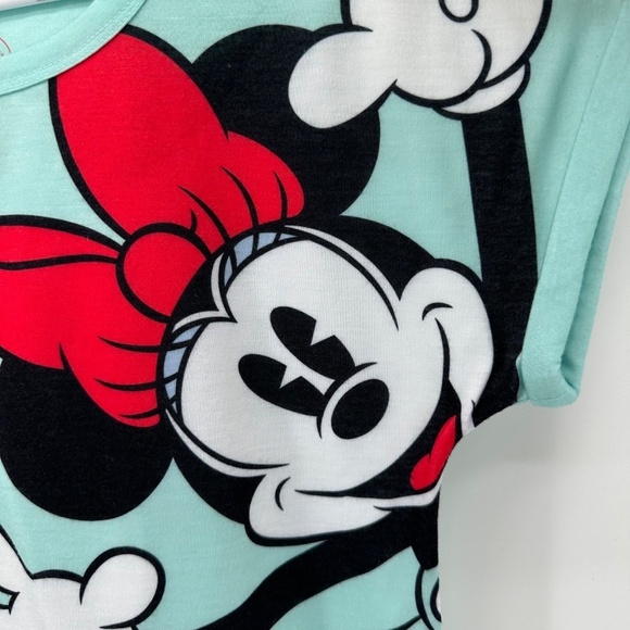 Authentic DISNEY Little Girls 7 Pajamas Mickey Mouse Daffy Duck Pluto Shirt - Picture 3 of 8